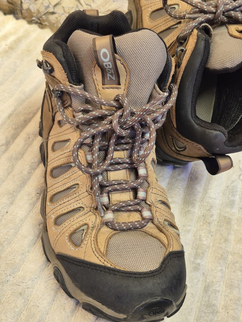 Oboz women's Sawtooth X Mid B Dry Waterproof Lace Up Ankle Hiking Boots Sz 9 M